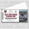 London Football Stadium Tour Personalised Surprise Ticket Gift Voucher
