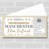 Manchester Film Festival Stars Gold Personalised Surprise Ticket Gift Voucher