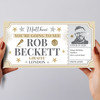 Rob Beckett Comedy Show Stars Gold Personalised Surprise Ticket Gift Voucher
