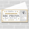 BBC Proms Stars Gold Personalised Surprise Ticket Gift Voucher