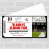 Stadium Tour Football Personalised Surprise Ticket Gift Voucher