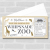 Whipsnade Zoo Stars Gold Personalised Surprise Ticket Gift Voucher