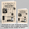 Born In 1986 Newspaper Birthday Facts Any Year Any Age Personalised Card