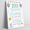 Born In 2013 Colour Birthday Facts Any Year Any Age Personalised Birthday Print