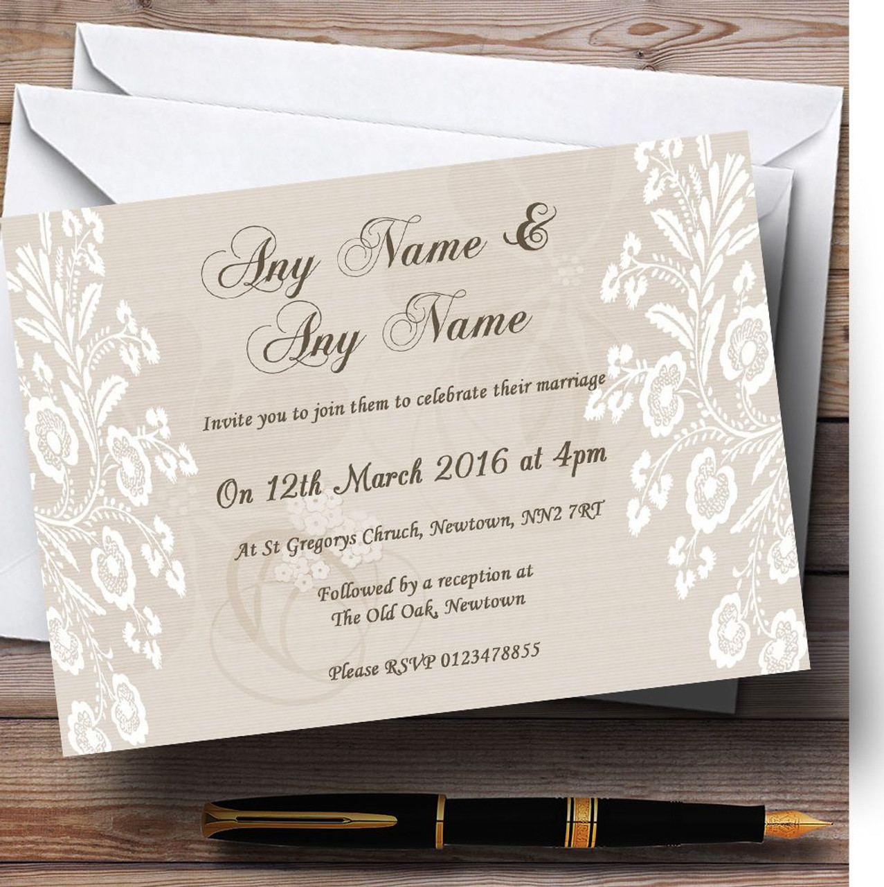 personalised wedding stationery