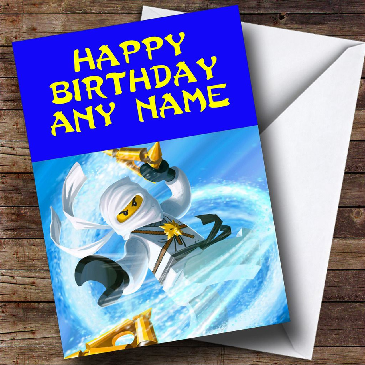 ninja birthday card