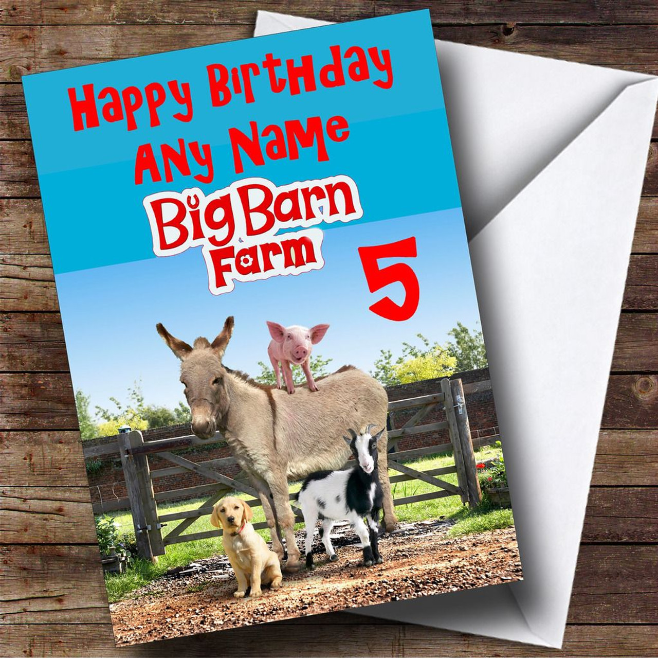 big custom birthday cards