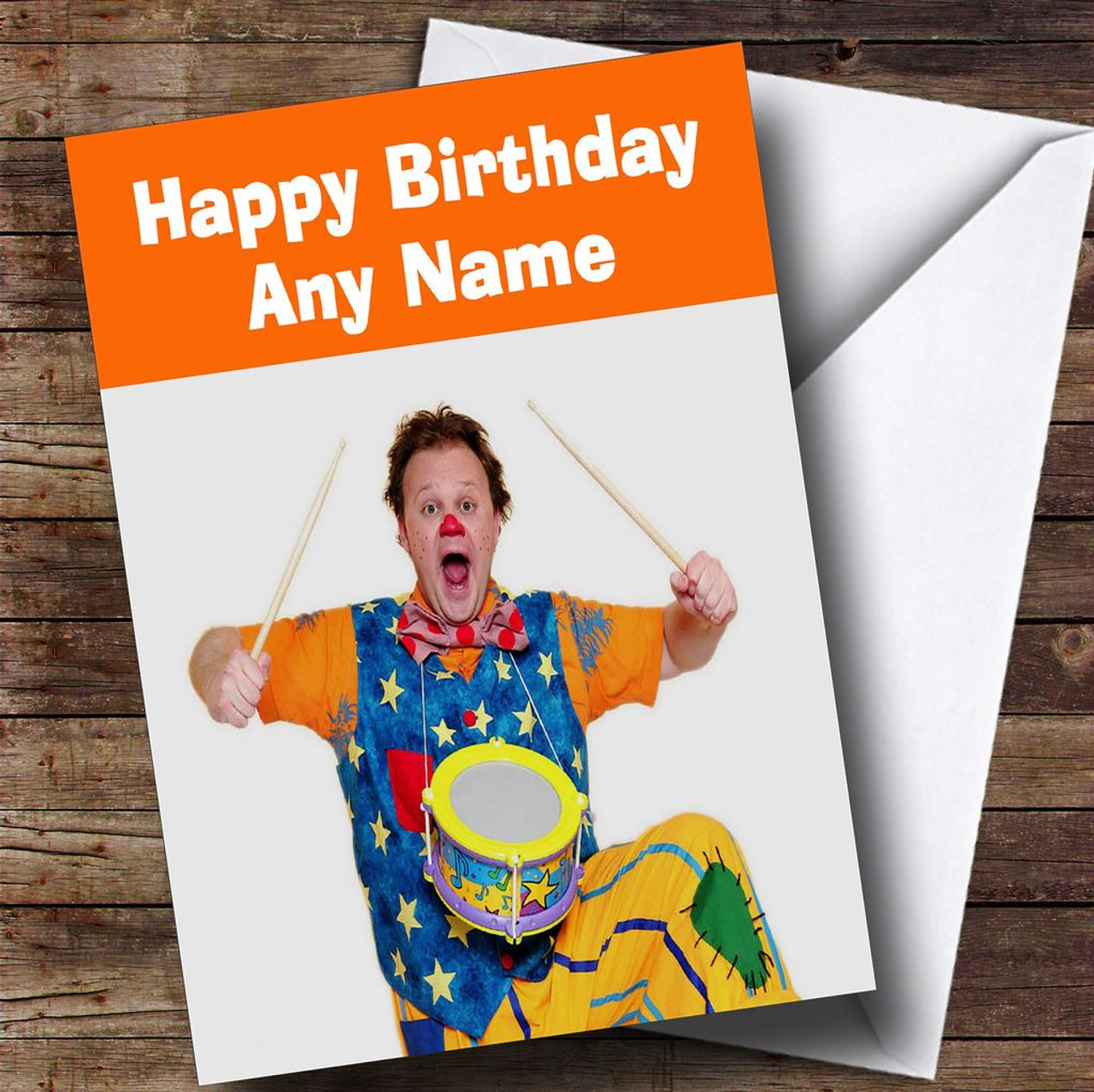 Mr Tumble A5 Personalised Birthday Card ANY Age Relation Name 