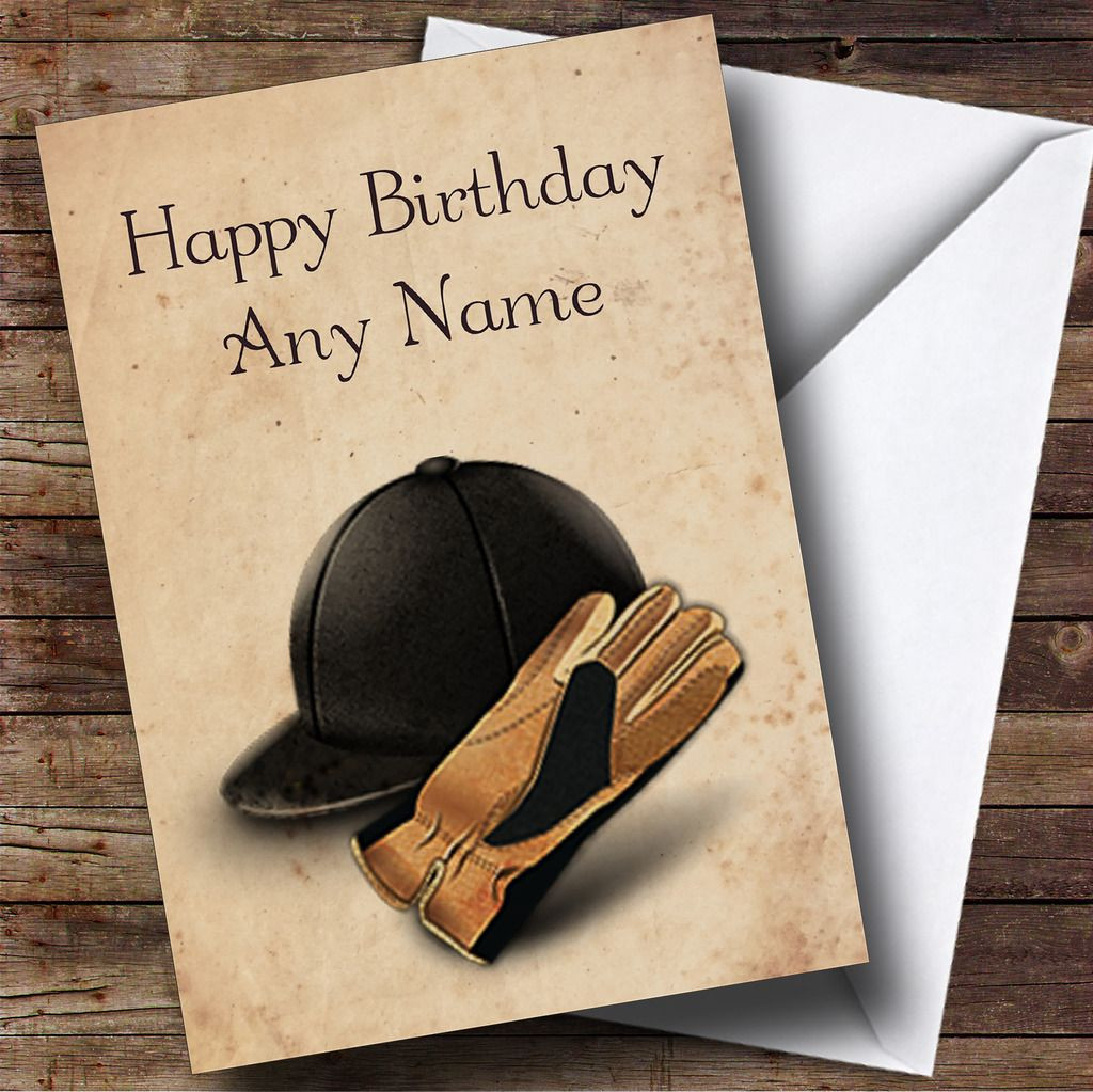 Horse Riding Hat \u0026 Gloves Personalised 