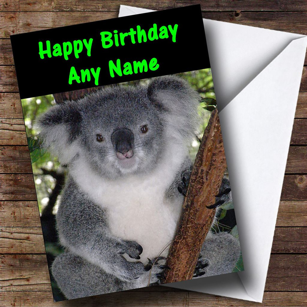 personalised koala bear