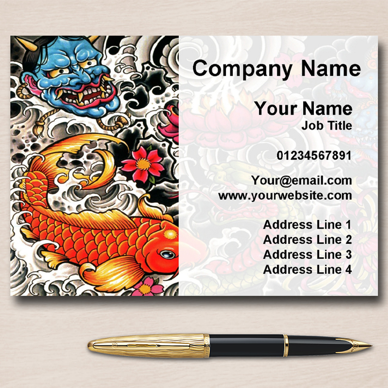 Tattoo machine logo concept business card Vector Image