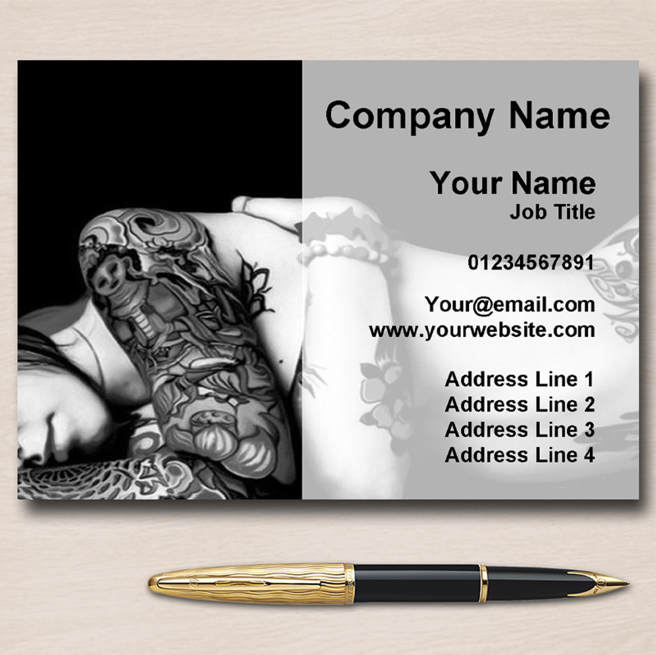 Tattoo Business Card | PSD Free Download - Pikbest