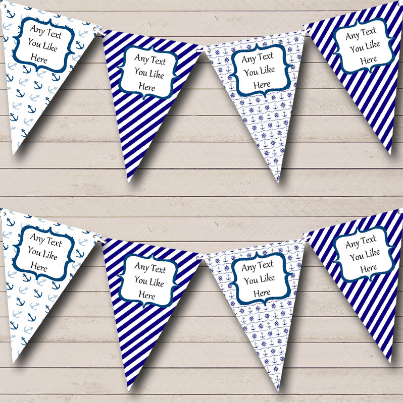 Гирлянда из флажков морская тематика своими руками