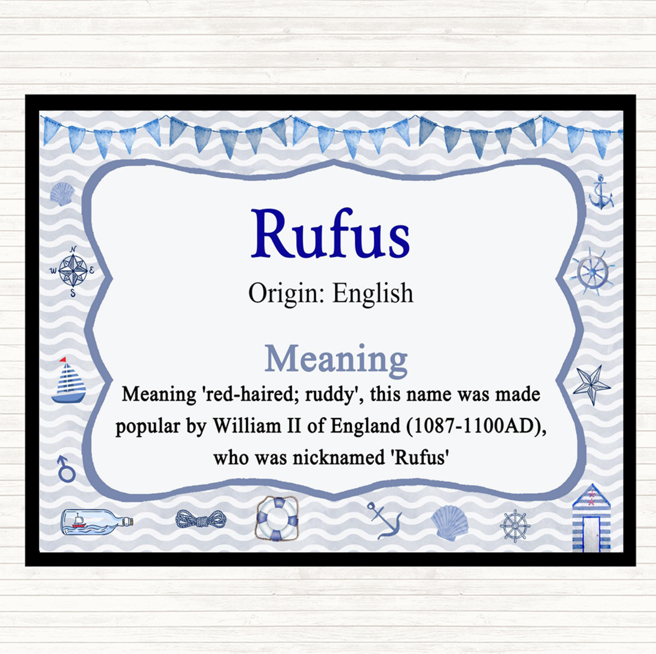 rufus name meaning