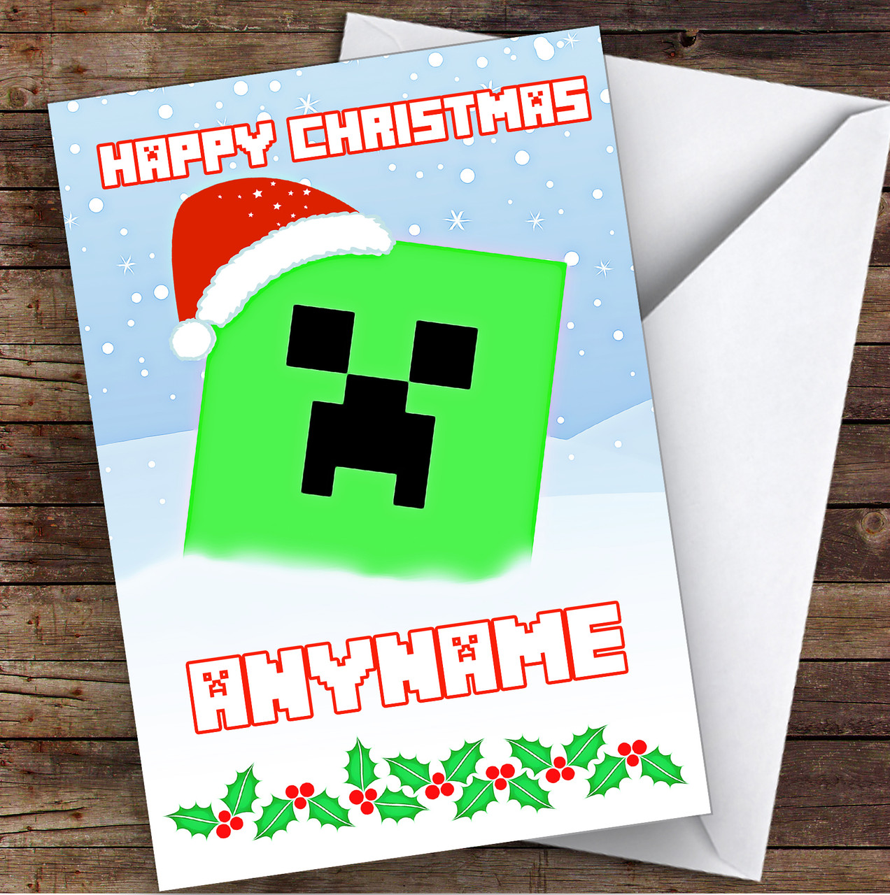 I Love Doing All Things Crafty: 3D Paper Minecraft Creeper Treat