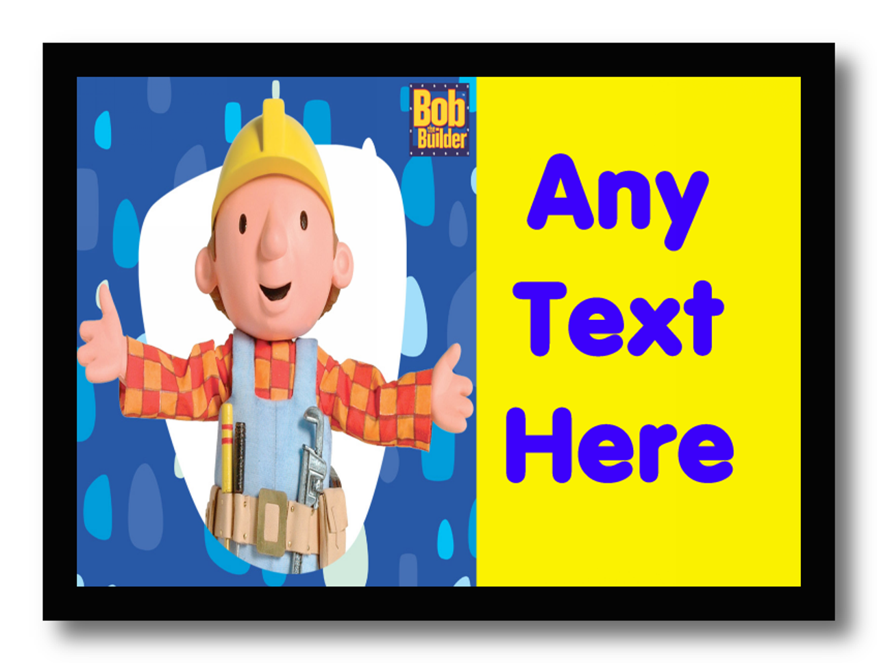 Bob The Builder Personalised Computer Mousemat - The Card Zoo