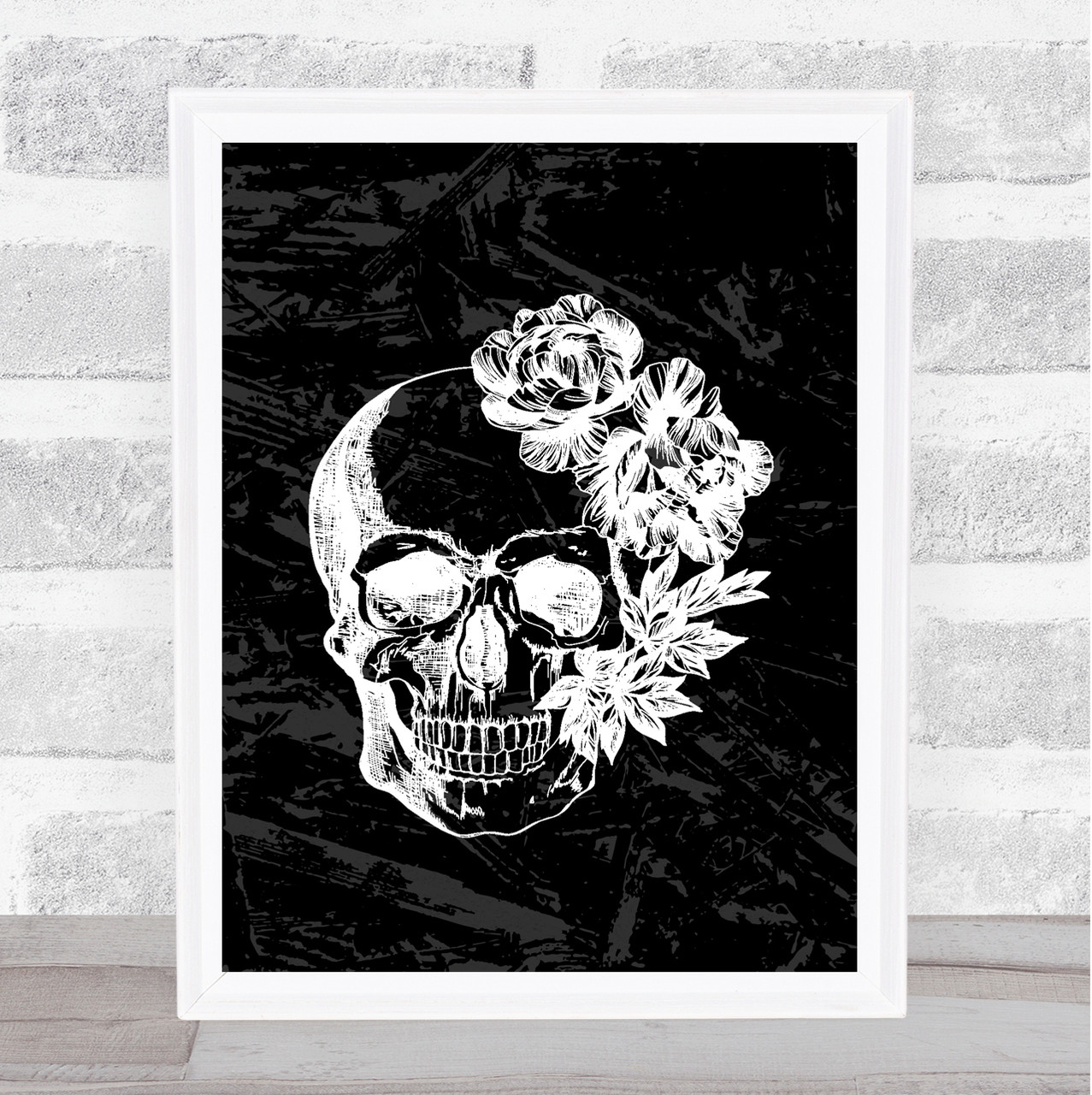 Black Skull Skull Decorative Black Horror Skull Black Gothic Metallic