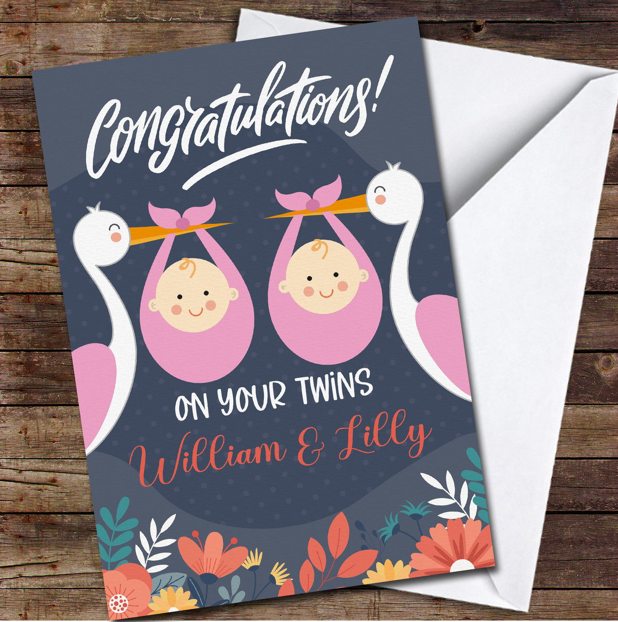 congratulation baby twins