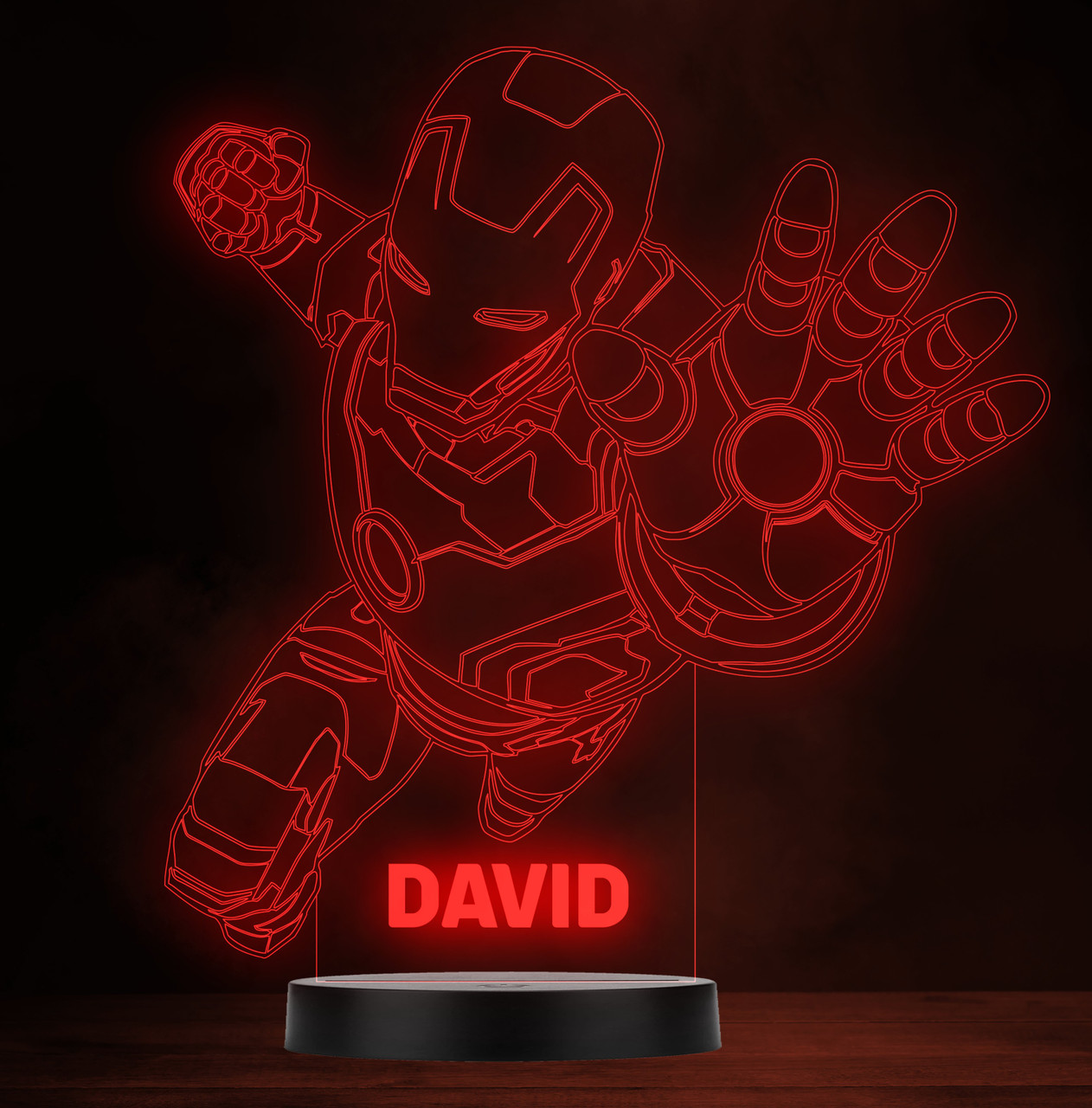 Iron man clearance night lamp