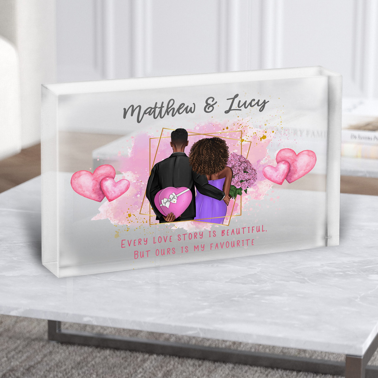 Pink Whale Gifts Anniversary Frame For Him Or Her | Fits A 5 X 7 India |  Ubuy