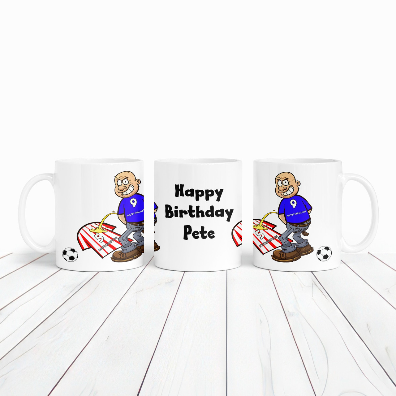 UniGift Cadeau Personnalisé - Portsmouth Mug (Club De Football Motif