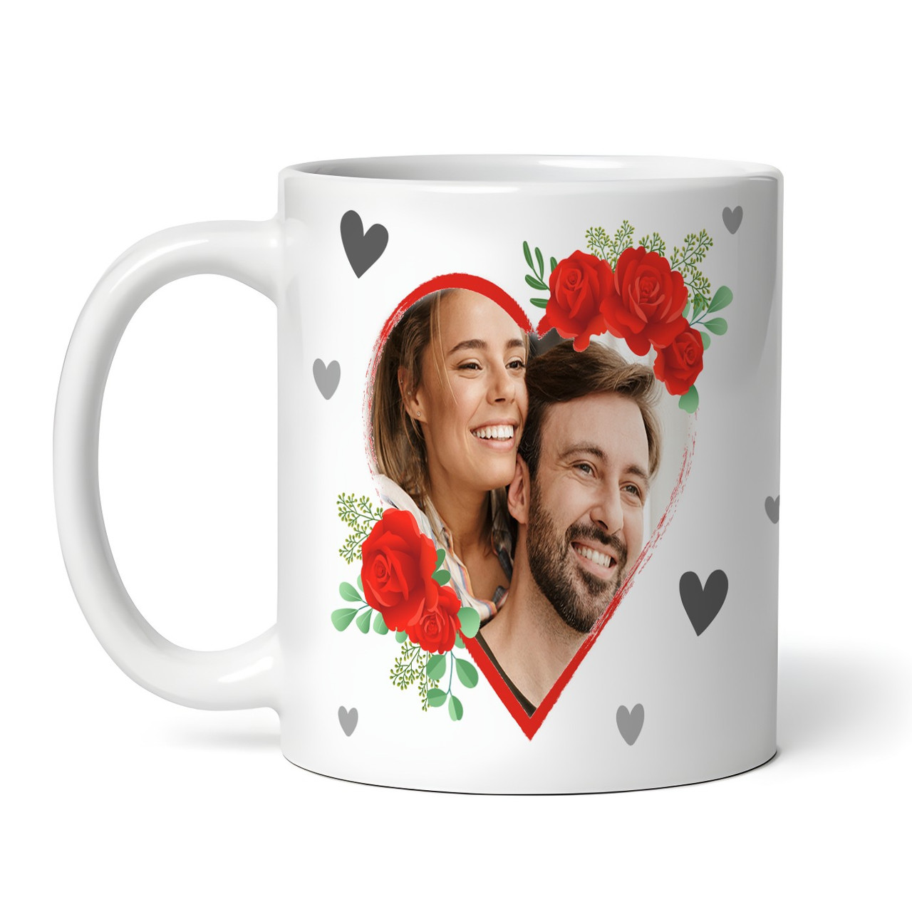 Personalised Ceramic Coffee Mug – You & Me Heart Name Gift – SpecialMe
