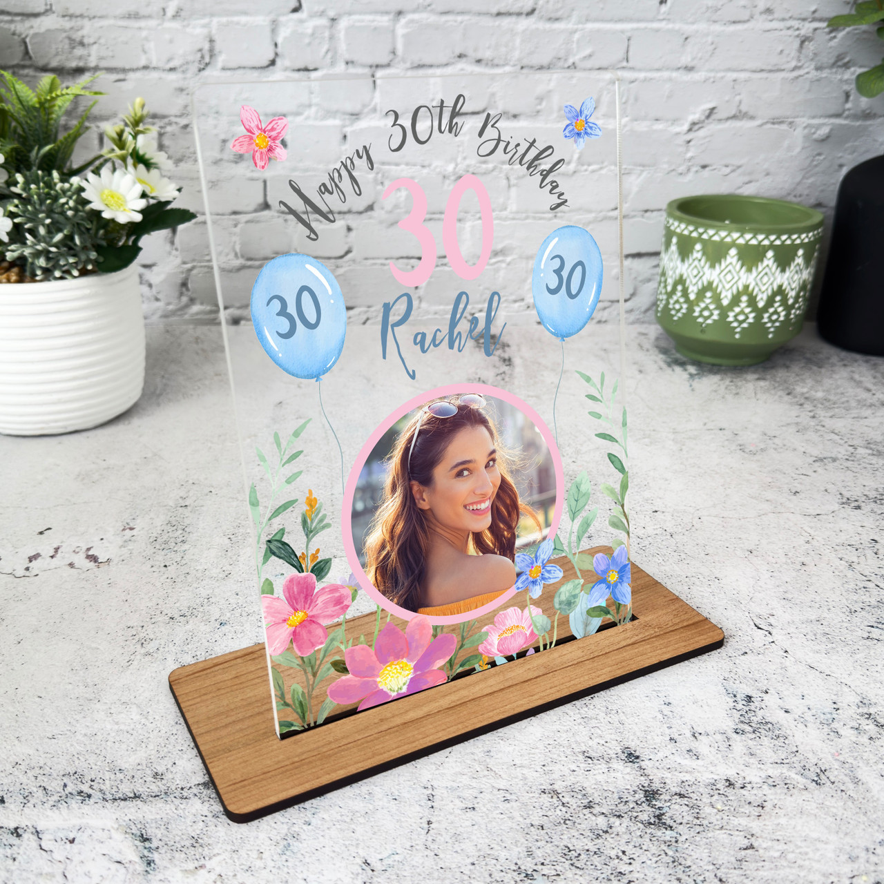 Acrylic Plaque 30th Best Friend Birthday Present 30th Birthday