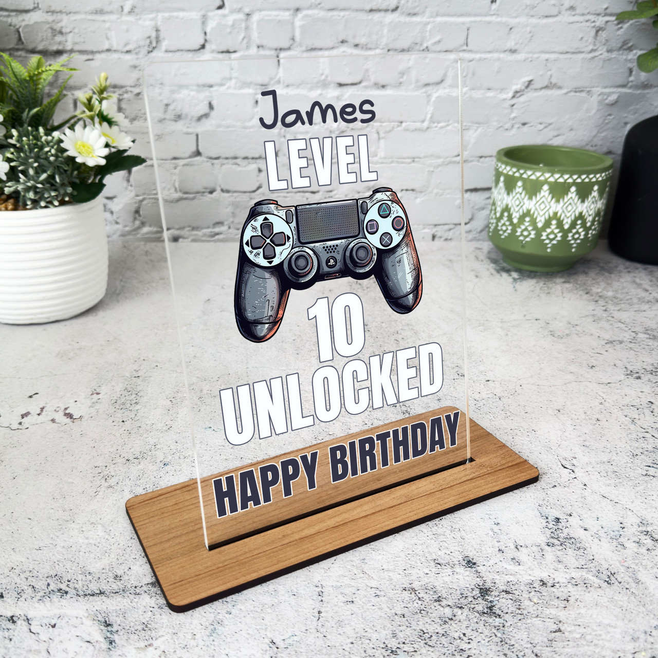 10th Birthday Gift For Boy Game Controller Personalised Gift