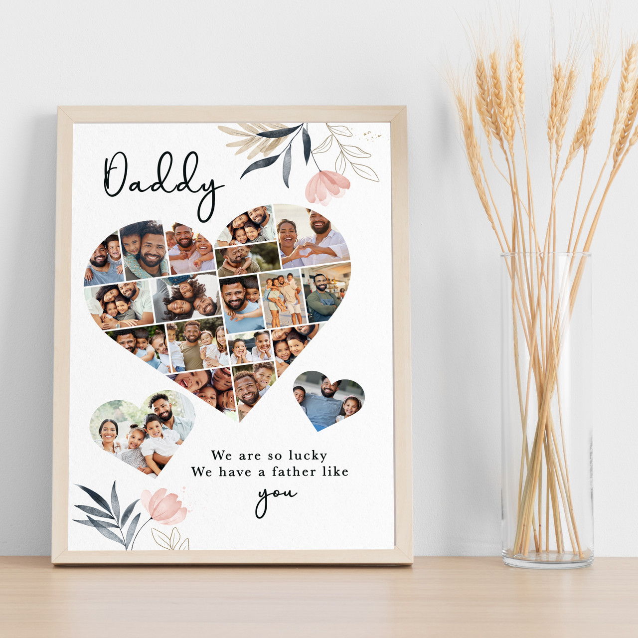 Photo Collage Father's Day Gift For Daddy 19-Photo Any Occasion
