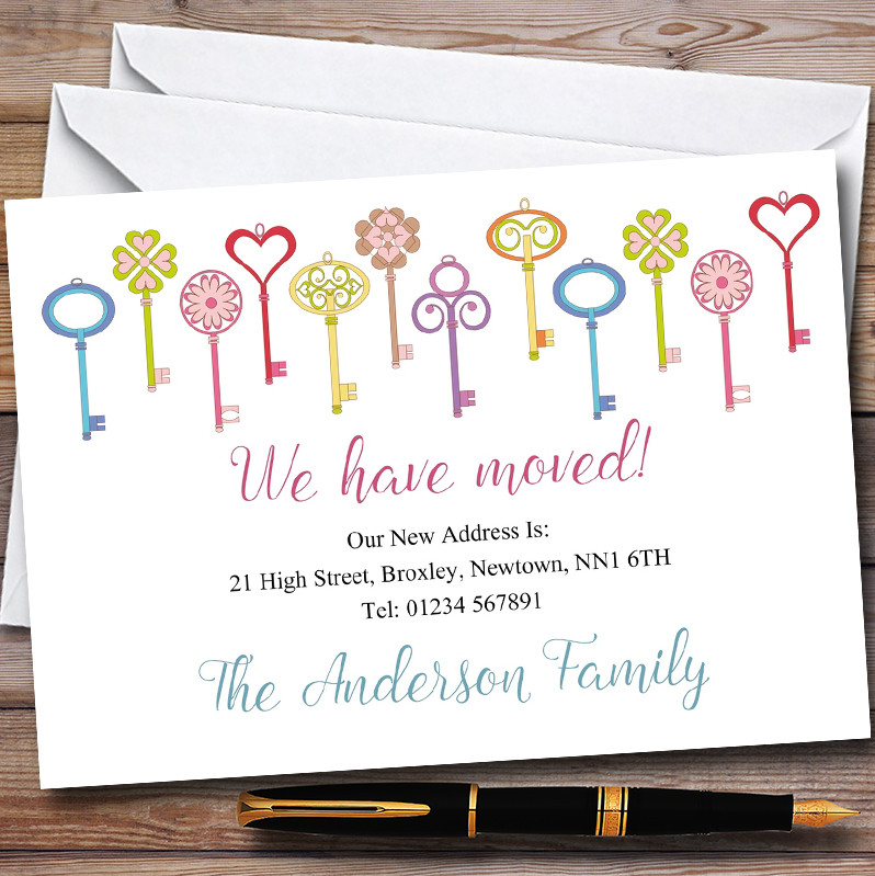 Change Of Address Cards New Home House Moving Pack Of 10 - View #4