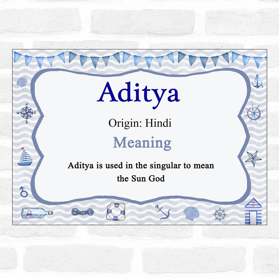 ADITYA NAME MEANING visual data 5