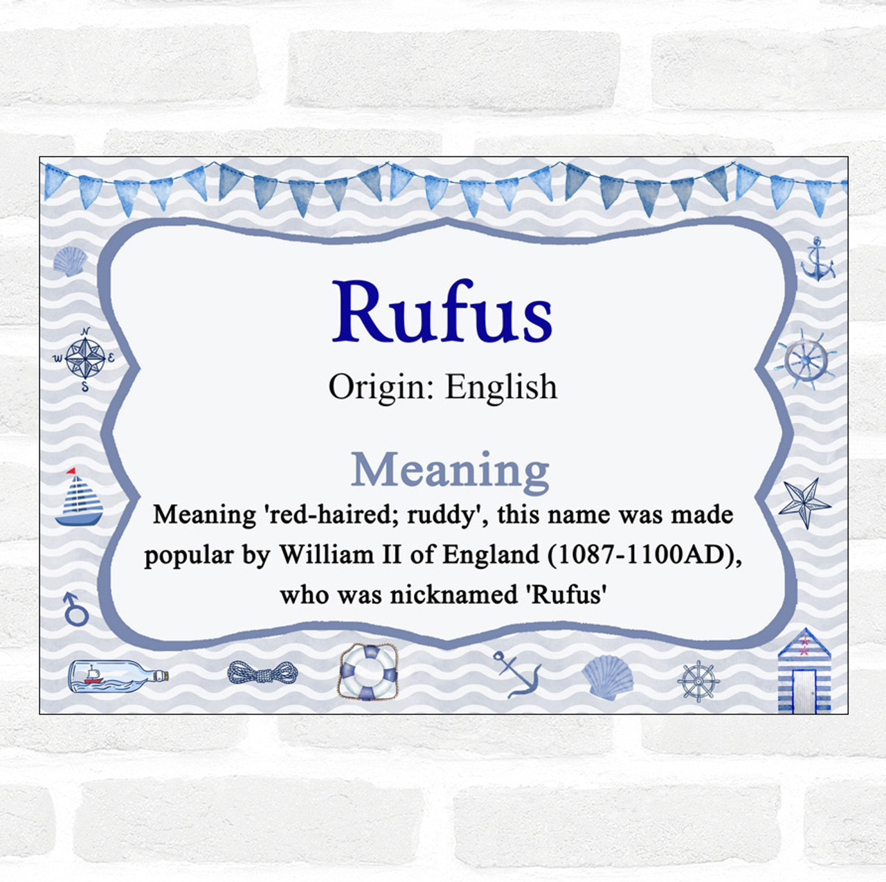 rufus name meaning