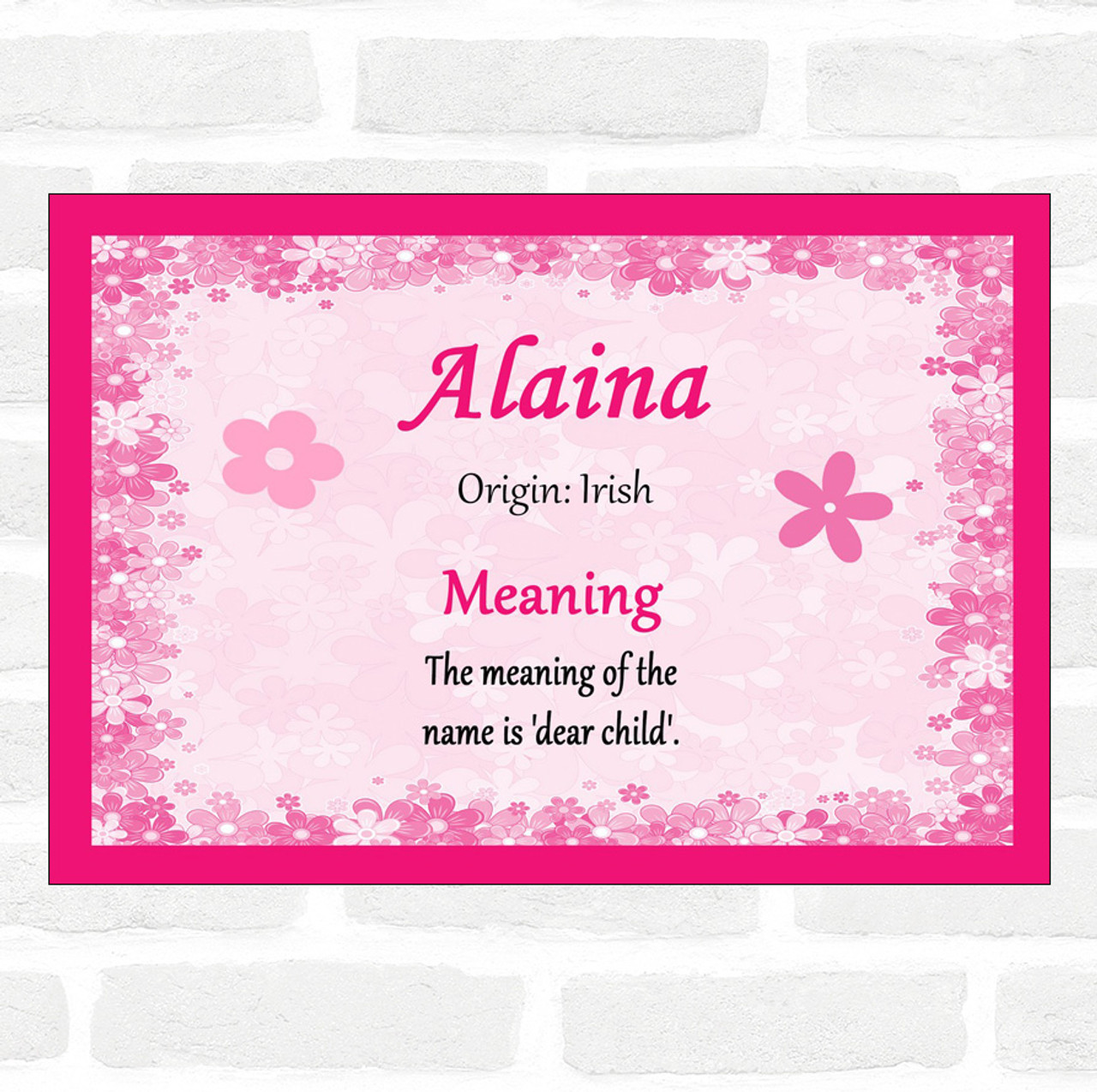 Alainah Name Meaning