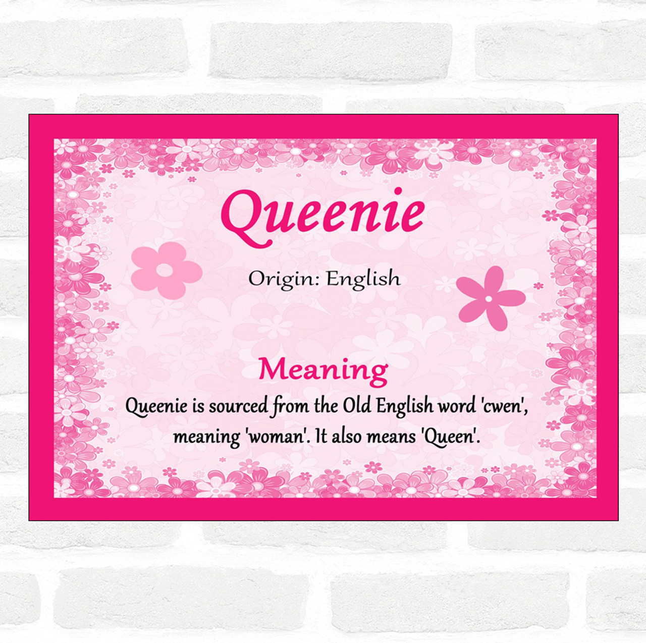 Card　Name　The　Certificate　Pink　Meaning　Queenie　Zoo