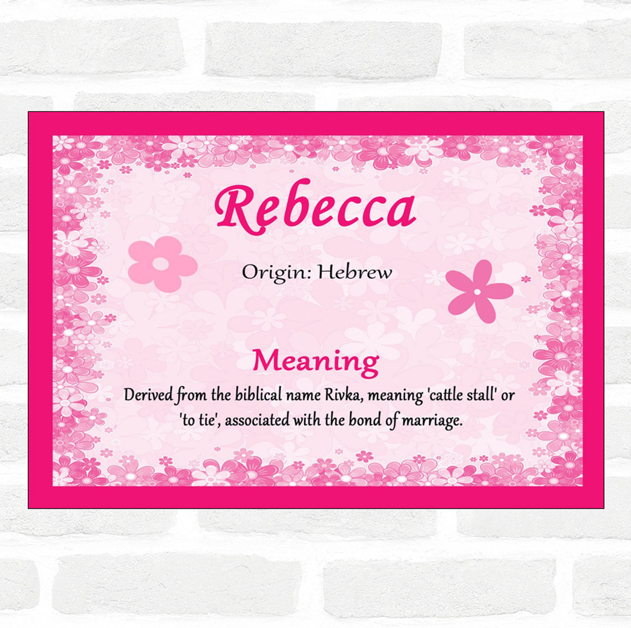 rebecca name images