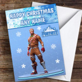 Fortnite Ginger Gunner Green Personalised Children's Christmas Card ...