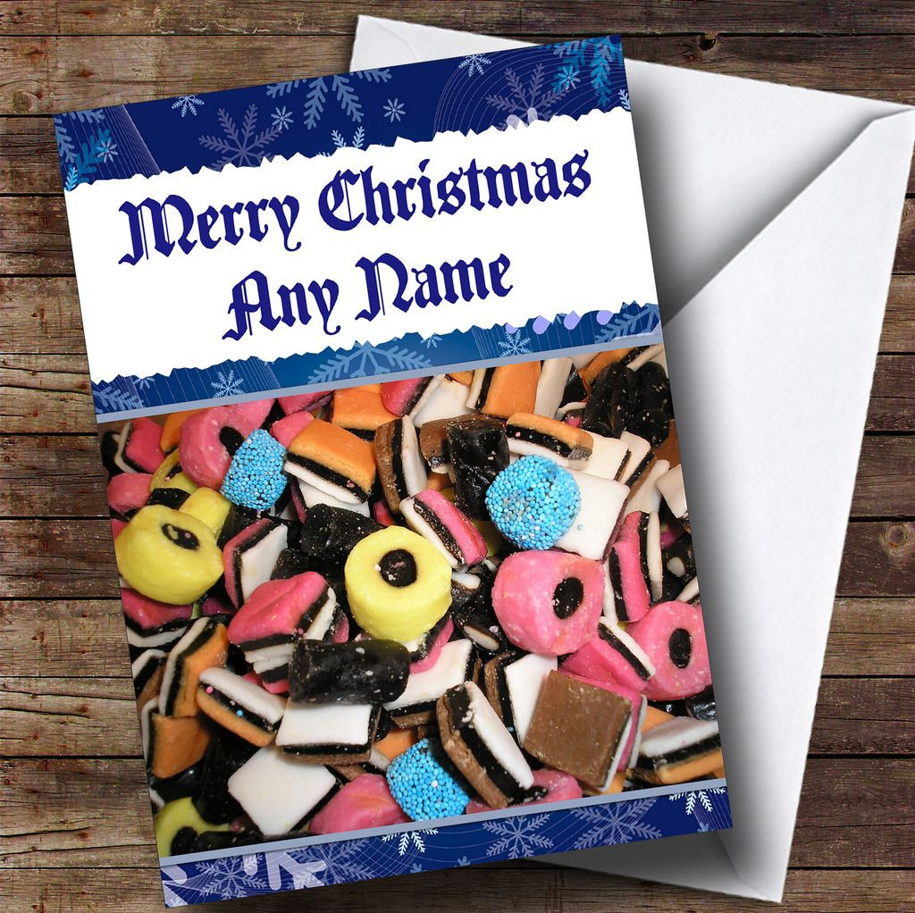 Liquorice Allsorts Sweets Personalised Birthday Card The Card Zoo
