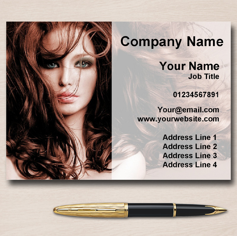 Hair Stylist Hairdresser Mobile Salon Personalised Business Cards The