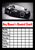 Sports Car Star Sticker Reward Chart The Card Zoo - vady hearts from roblox