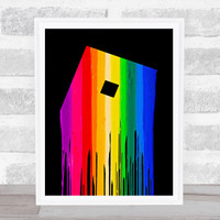 Roblox Rainbow Paint Style Drip Children S Kids Wall Art Print The Card Zoo - disco rainbow fro roblox