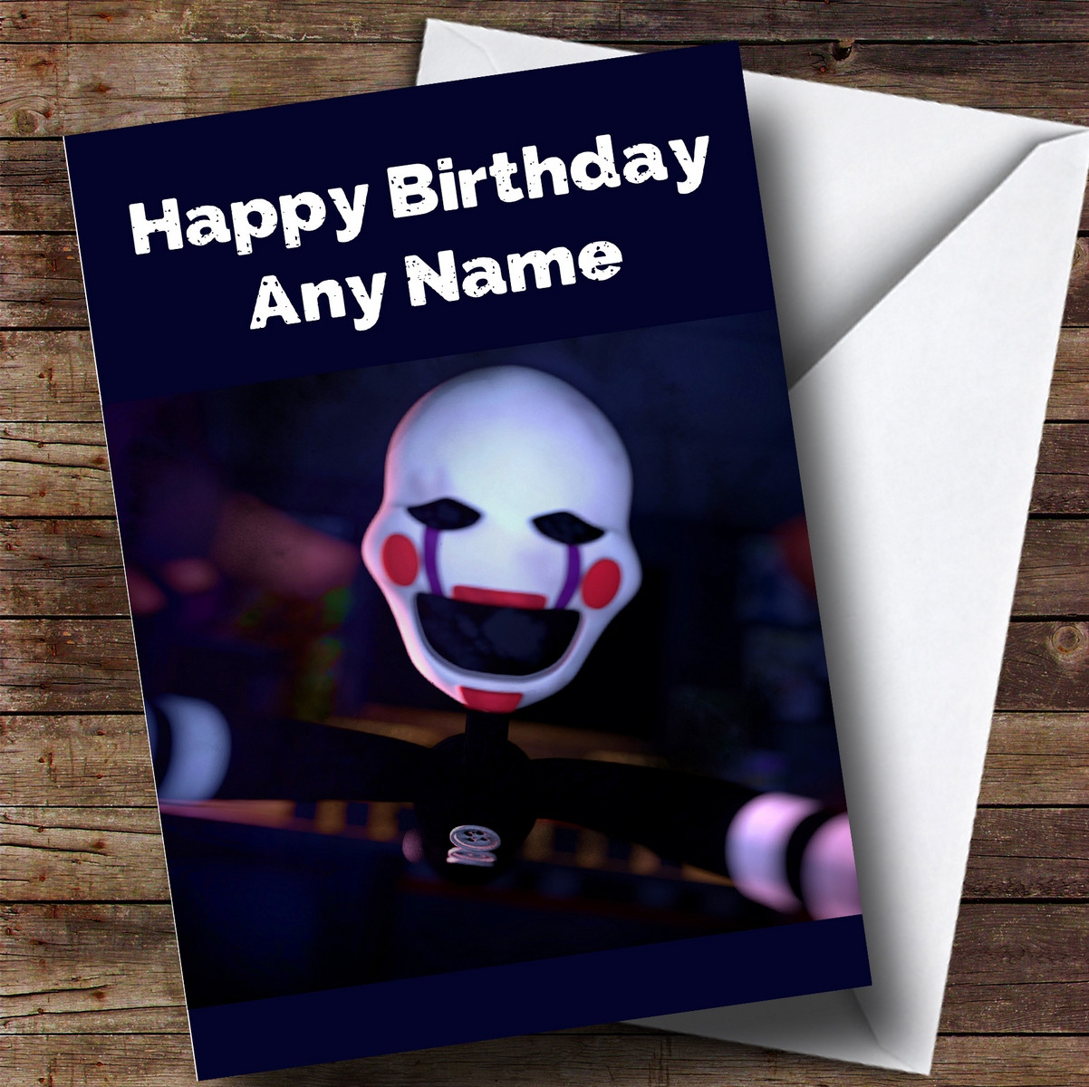 Personalised Fnaf Five Nights At Freddy's Children's Birthday Card ...