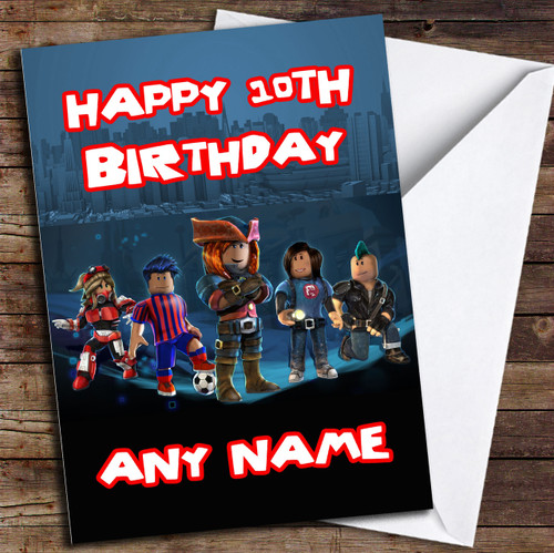 roblox birthday card diy