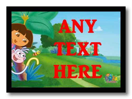 Dora The Explorer And Boots Personalised Computer Mousemat The Card Zoo - boots dora roblox