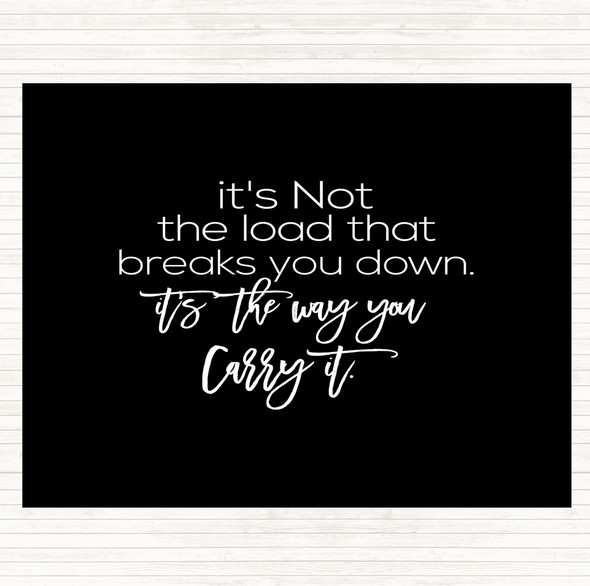 Black White Way You Carry Quote Mouse Mat Pad
