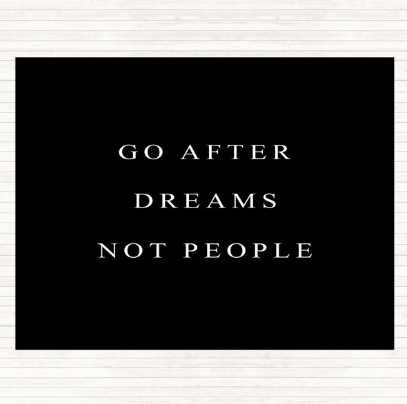 Black White After Dreams Not People Quote Mouse Mat Pad