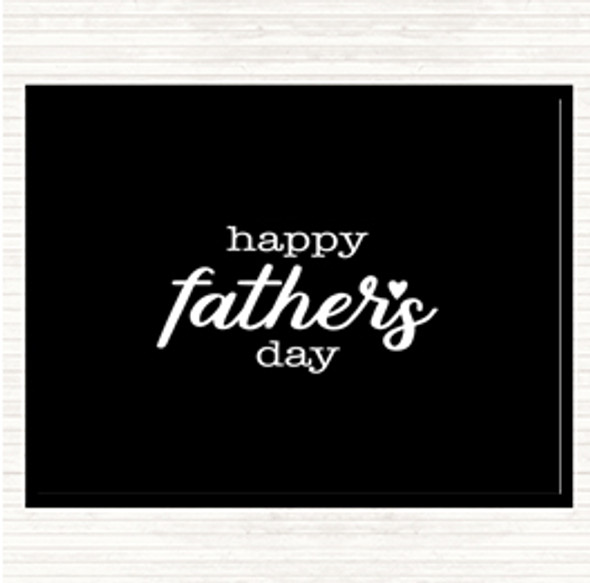 Black White Fathers Day Quote Mouse Mat Pad