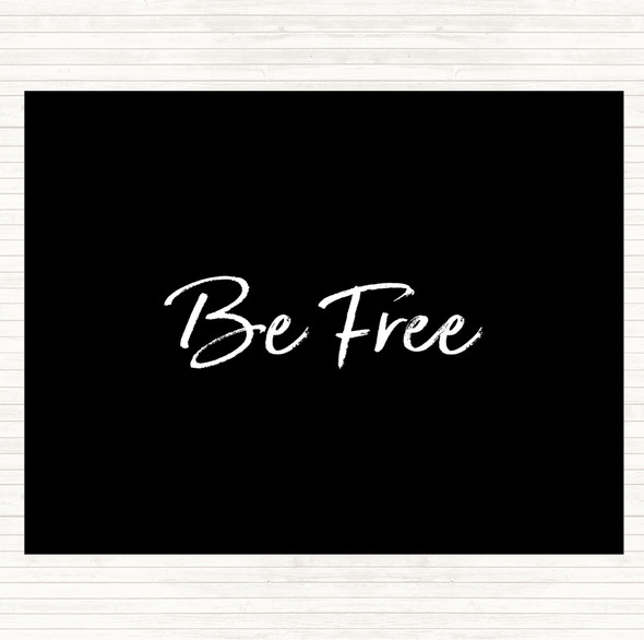 Black White Free Quote Mouse Mat Pad