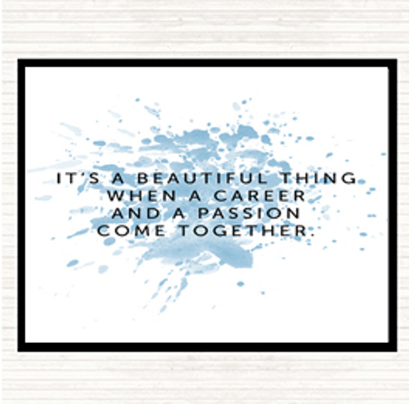 Blue White Beautiful Thing Inspirational Quote Mouse Mat Pad