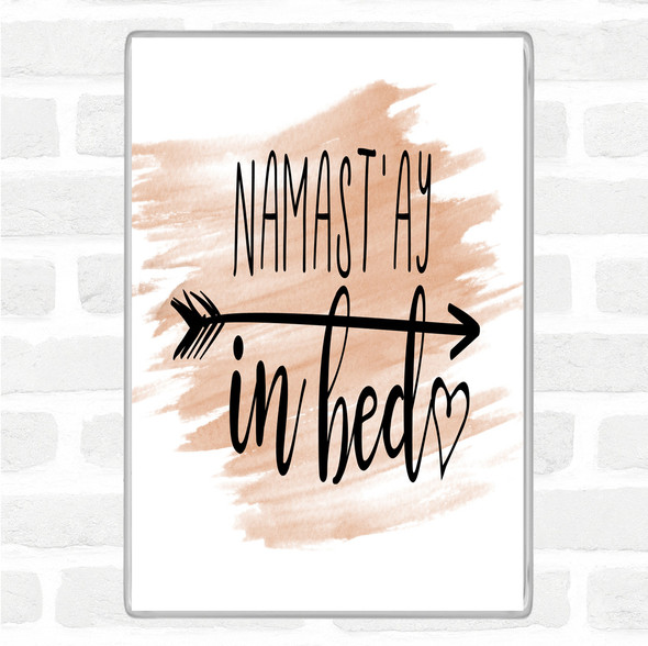 Watercolour Namaste Quote Jumbo Fridge Magnet