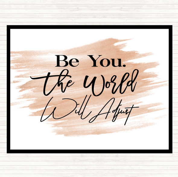 Watercolour World Will Adjust Quote Mouse Mat Pad